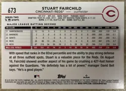 2024 Topps #673 Stuart Fairchild Holiday Hot Dogs - Image 2