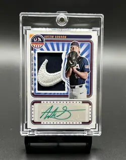 2024 PANINI USA STARS & STRIPES AUSTIN GORDON NIKE SWOOSH PATCH AUTO 1/1 ANGELS - Image 1