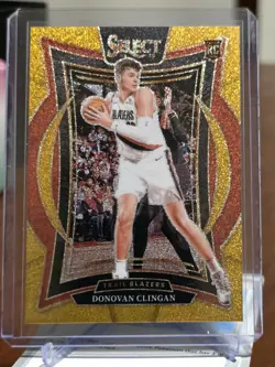 2024-25 Panini Select DONOVAN CLINGAN Gold Glitter Prizm RC SSP 🔥 - Image 1