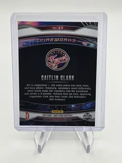 2024 Panini Prizm WNBA - Fireworks Caitlin Clark #13 (RC) - Image 2