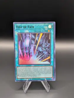 Fist of Fate Ultra Rare EGO1-EN003 NM Yu-Gi-Oh! - Image 1