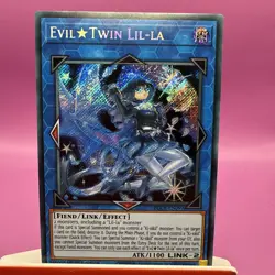 BLCR-EN097 Evil Twin Lil-la :: Secret Rare 1st Edition Mint YuGiOh Card - Image 1
