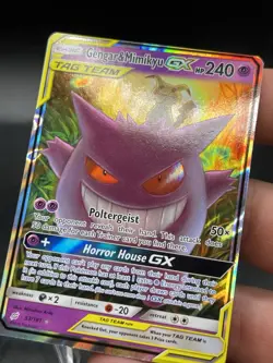 Pokemon TCG Gengar & Mimikyu GX Team Up Holo Ultra Rare Card 53/181 NM ZP1 - Image 3