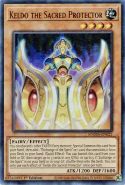 Yu-Gi-Oh! Keldo the Sacred Protector MAMA-EN025 1st Edition Ultra Rare NM - Image 1