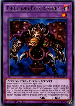Thousand-Eyes Restrict DPRP-EN046 Duelist Pack: Yu-Gi-Oh 1st Edition LP - Image 1