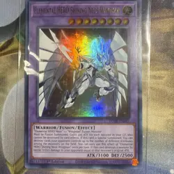 Yugioh: Elemental HERO Shining Neos Wingman - POTE-EN041 Ultra Rare 1st Ed NM - Image 1