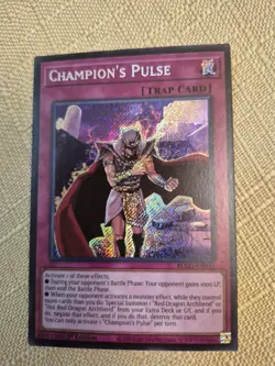 Yu-Gi-Oh! Champion's Pulse BLGG-EN035 Secret Rare Glorious Gallery NM - Image 1