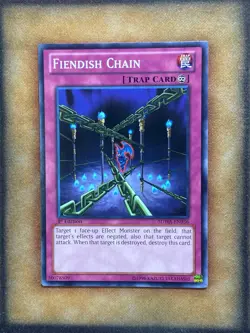 Yugioh Fiendish Chain SDWA-EN036 Common 1st Ed NM - Image 1