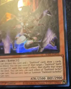 Darklord Ixchel RA05-EN010 1st Edition Super Rare Rarity Collection V Yu-Gi-Oh! - Image 5