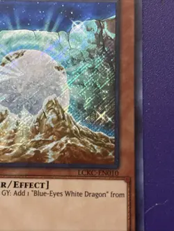 Yu-Gi-Oh! TCG The White Stone of Legend 1st Edition LCKC-EN010 Secret Rare LP - Image 2