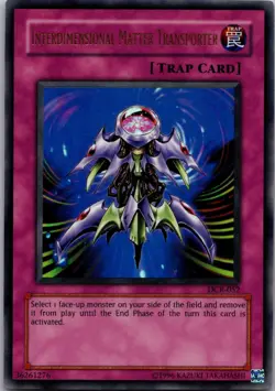 Yu-Gi-Oh! ULTRA RARE INTERDIMENSIONAL MATTER TRANSPORTER DCR-052 NM - Image 1