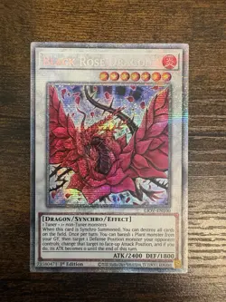 🔥Yugioh Black Rose Dragon (Starlight Rare) LIOV-EN100 NM 1st Edition🔥 - Image 1