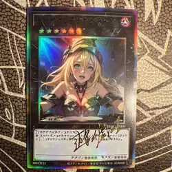 Dark Magician Girl YuGiOh Waifu Doujin Anime Textured Foil Card Signature Card - Image 2