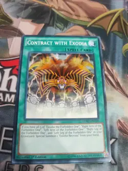 Contract with Exodia LDK2-ENY29 Legendary Decks II Yu-Gi-Oh LP - Image 1