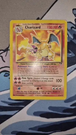 Pokemon TCG Charizard Legendary Collection 3/110 Regular Card Non Holo HP - Image 1