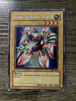 Yu-Gi-Oh! #DOR-003 Gamma The Magnet Warrior Holo LP-EX - Image 1