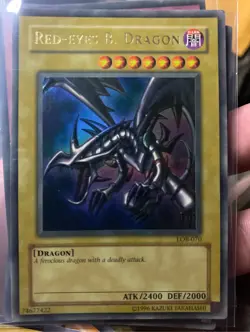 Yu-Gi-Oh Red-Eyes B. Dragon LOB-070 Legend of Blue Eyes Unlimited Ultra - Image 1