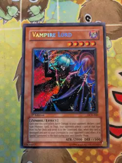 Vampire Lord | DCR-000 | Secret Rare | 1st Edition |NM | Yu-Gi-Oh - Image 1