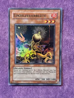 1x Lonefire Blossom CP07-EN005 DE005 German Super Rare Yugioh MP - Image 1