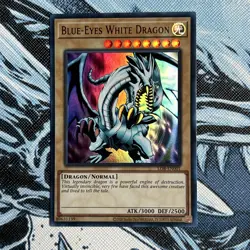 Yugioh Blue-Eyes White Dragon LOB-EN001 Ultra Rare 25th Anniversary NM - Image 1