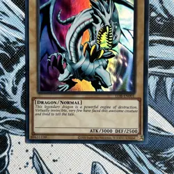 Yugioh Blue-Eyes White Dragon LOB-EN001 Ultra Rare 25th Anniversary NM - Image 3