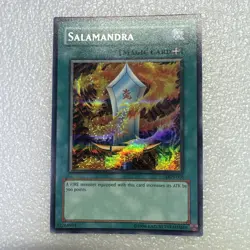 Salamandra Game Promo DDS-006 Secret Rare Vintage Yu-Gi-Oh TCG Card - Image 1