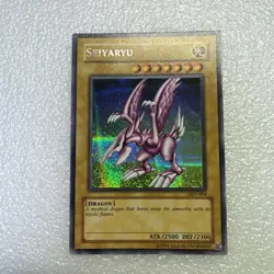 Konami Yu-Gi-Oh Seiyaryu DDS-004 Prismatic Secret Rare Holo LP - Image 1