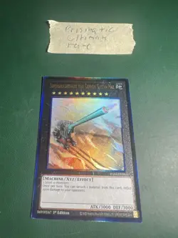 Yugioh Superdreadnought Rail Cannon Gustav Max RA04-EN063 1st Ed PUR NM Presale - Image 1