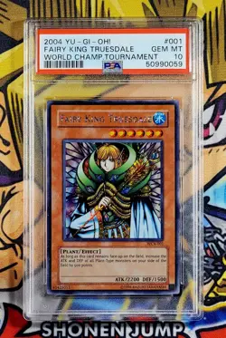 Yu-Gi-Oh! FAIRY KING TRUESDALE World Championship Promo WC4-001 PSA 10 Secret - Image 1