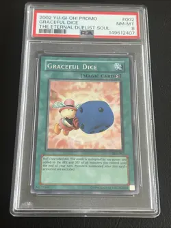 PSA 8 Graceful Dice Yu-Gi-Oh! PROMO The Eternal Duelist Soul EDS-002 2002 TCG - Image 1