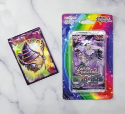 2020 Konami Yu-Gi-Oh Battles of Legend 1st edition Blister Pack & 10 Sleeves - Image 1