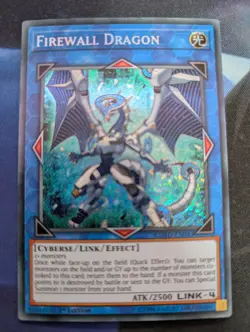 YuGiOh! Firewall Dragon COTD-EN043 Secret Rare 1st Ed - Image 1