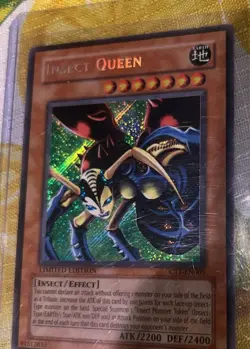 Yu-Gi-Oh! TCG Insect Queen CT1-EN005 Secret Rare Foil Limited Ed EN 2200/2400 - Image 1