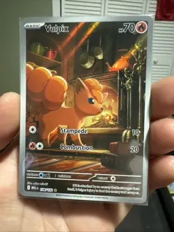 Vulpix - 138/132 - ME01: Mega Evolution Illustration Rare Full Art Holo HP70 EN - Image 1