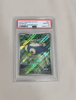PSA 10 Snorlax SVP 051 Pokemon TCG Scarlet & Violet 151 ETB Promo English - Image 1