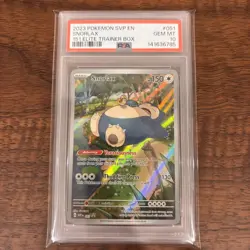 PSA 10 Snorlax SVP 051 Pokemon TCG Scarlet & Violet 151 ETB Promo English - Image 1