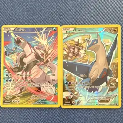 Pokemon TCG XY Black Star Promos Holo Promo Lot 2 Palkia XY75 Latios XY79 - Image 1