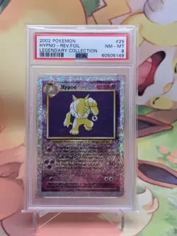 2002 Pokemon Legendary Collection Hypno Reverse Holo 25/110 PSA 8 WOTC Pokemon - Image 1