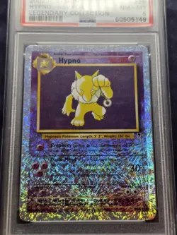 2002 Pokemon Legendary Collection Hypno Reverse Holo 25/110 PSA 8 WOTC Pokemon - Image 3