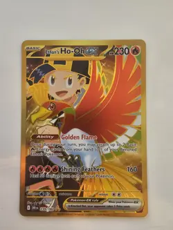 Pokemon Card Ethan's Ho-Oh Ex 239/182 Destined Rivals Gold Hyper Rare NM - Image 1
