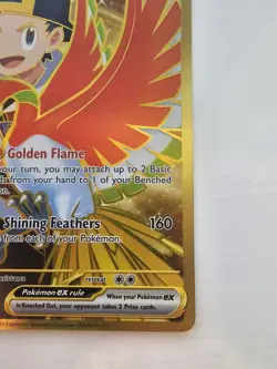 Pokemon Card Ethan's Ho-Oh Ex 239/182 Destined Rivals Gold Hyper Rare NM - Image 3
