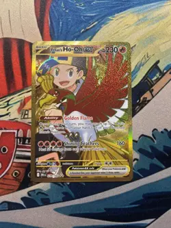 Pokemon Card Ethan's Ho-Oh Ex 239/182 Destined Rivals Gold Hyper Rare NM - Image 1