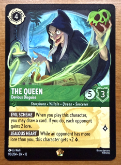 The Queen - Devious Disguise - 90/204 Legendary - Wilds Unknown Lorcana - Image 1