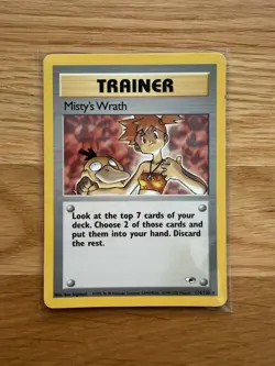 Pokemon TCG Gym Heroes Misty's Wrath 114/132 Regular Uncommon Card - Image 1