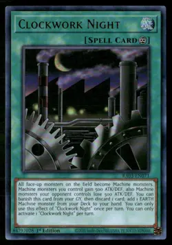 Clockwork Night (UR) RA03-EN071 Ultra Rare Yu-Gi-Oh 1st Edition Near Mint - Image 1