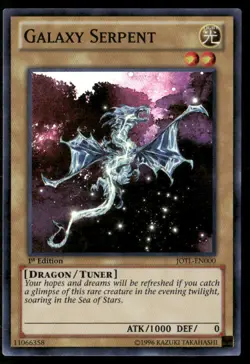 Galaxy Serpent JOTL-EN000 Super Rare Yu-Gi-Oh 1st Edition Lightly Played - Image 1