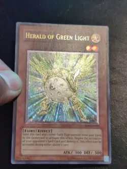 Yu-Gi-Oh! ULTIMATE RARE CARD HERALD OF GREEN LIGHT EOJ-EN018 ENHANCED FOIL VLP - Image 2