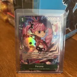 Perona (Alt Art) OP12-034 SR Legacy of the Master - ONE PIECE Card Game English - Image 1