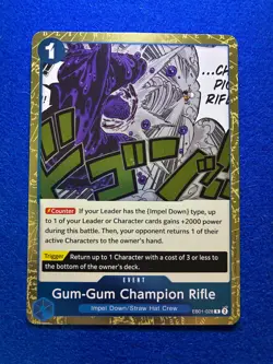 One Piece CCG - Gum-Gum Champion Rifle EB01-028 - Image 1
