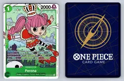 Perona OP12-034 Super Rare Legacy of the Master One Piece Foil Near Mint - Image 1
